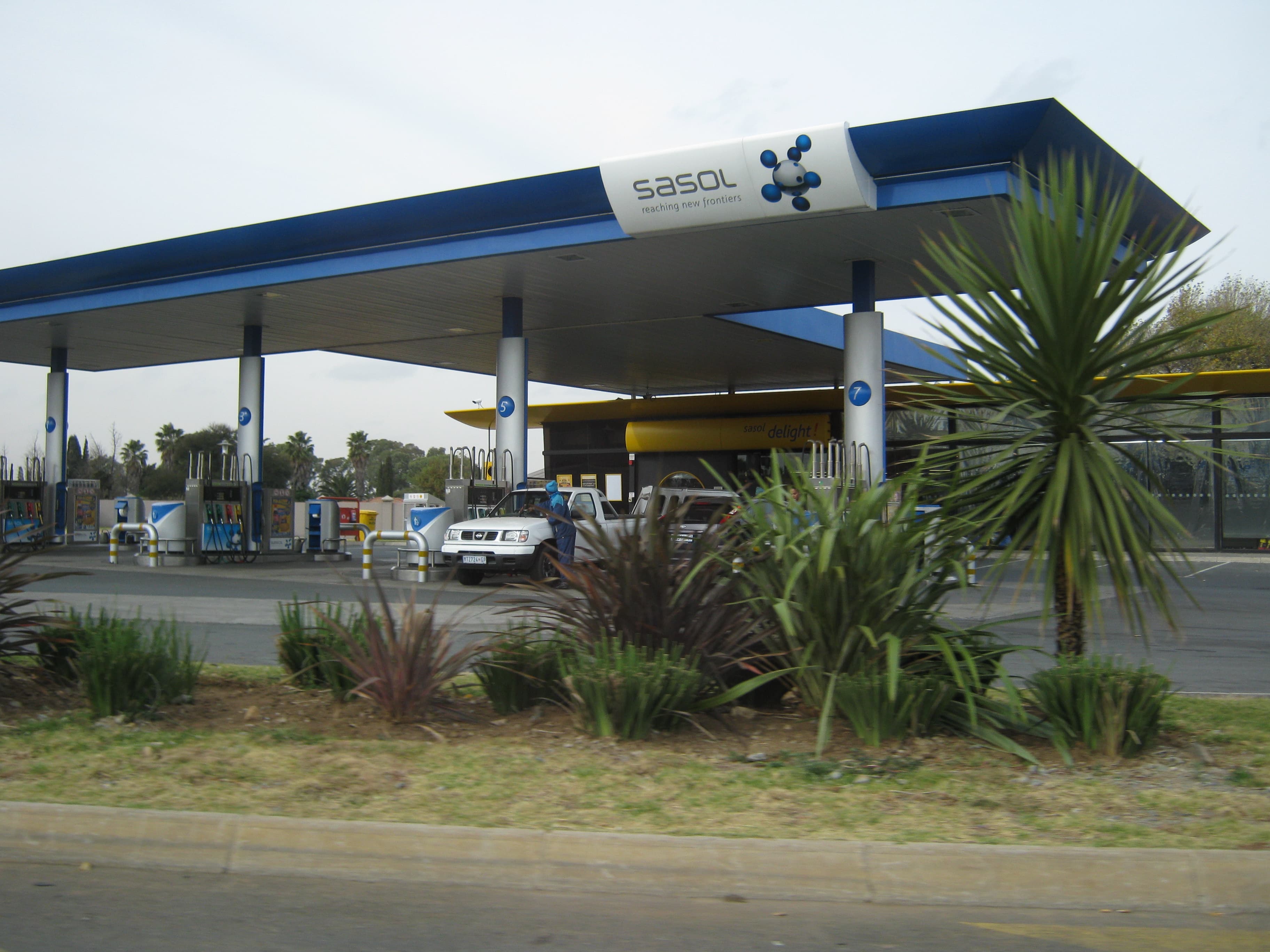 A Sasol petrol station in Boksburg